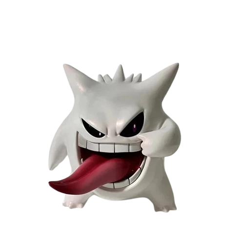 Figurine Gengar (env. 9 cm) avec Pokémon langue tendue
