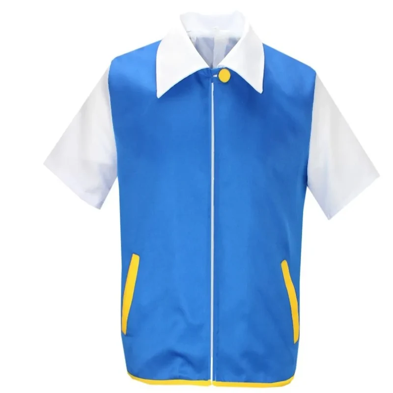 Pokémon Ash Ketchum ensemble de costumes Cosplay