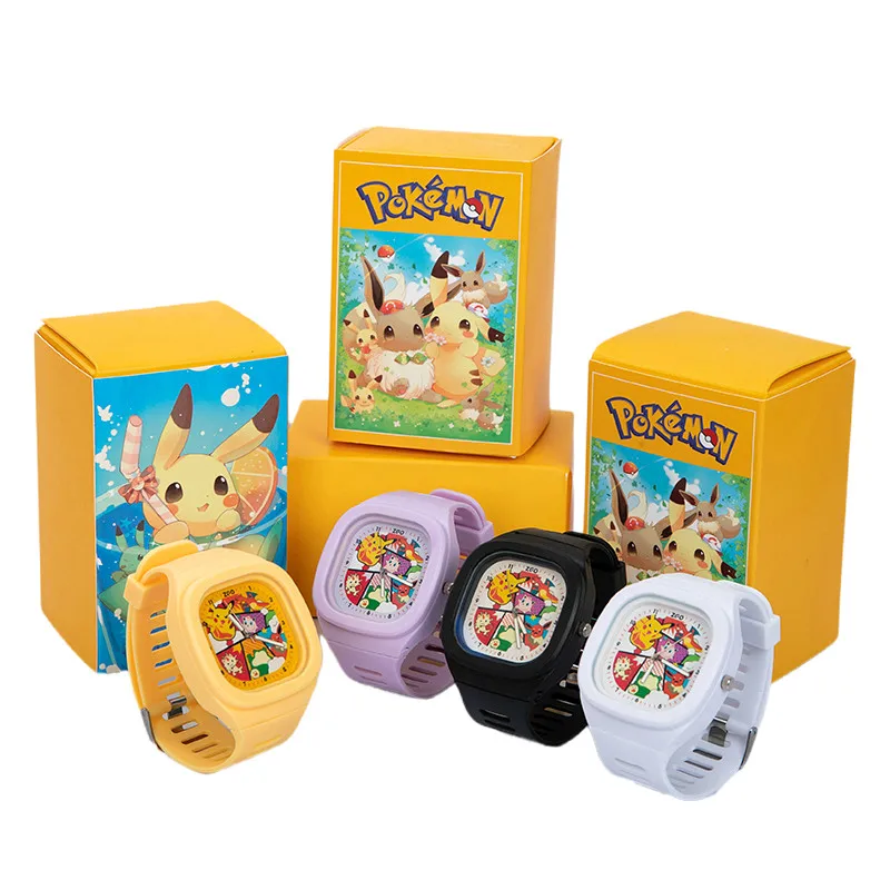 Montres pour enfants Pokémon colorées de différentes couleurs
