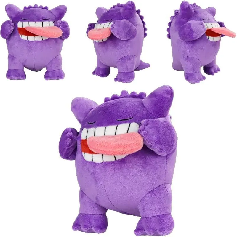 Peluche Gengar avec langue tendue (env. 19cm)
