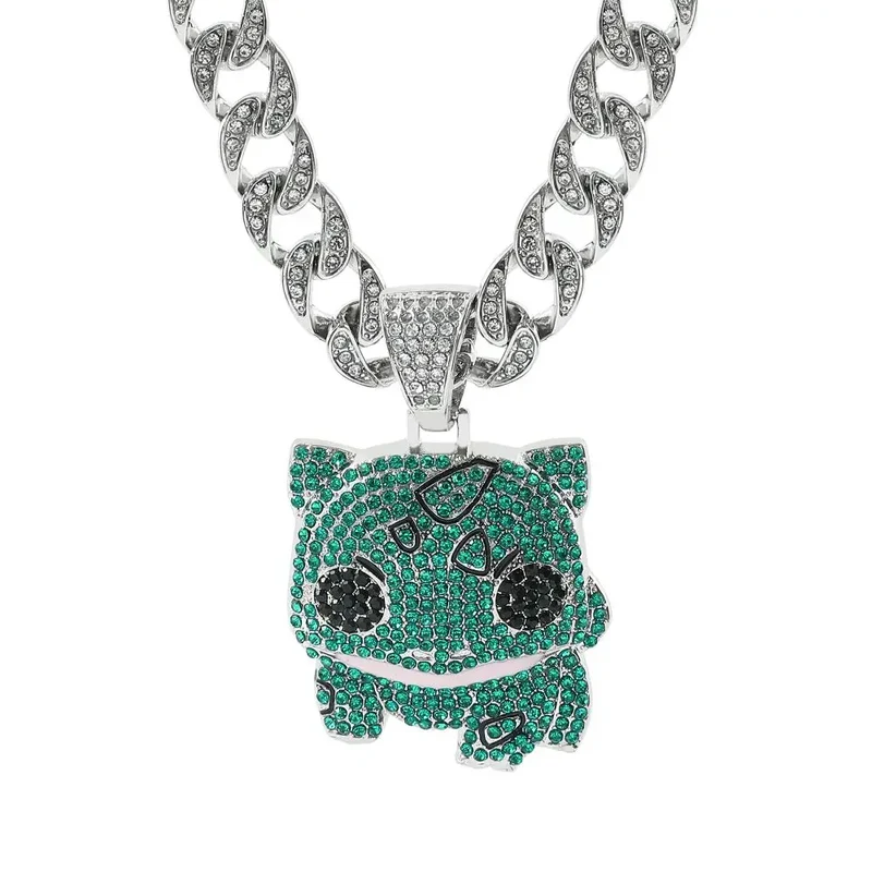 Collier hiphop aux motifs Pokémon
