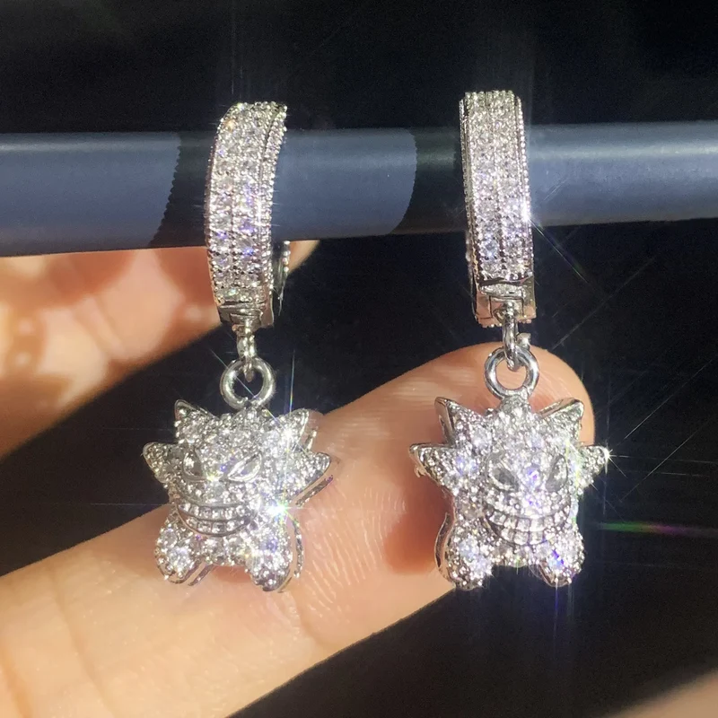 Boucles d'oreilles Pokémon Ectoplasma
