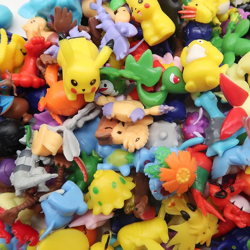 144 figurines Pokémon avec 2x Pokeballs dans un coffret cadeau