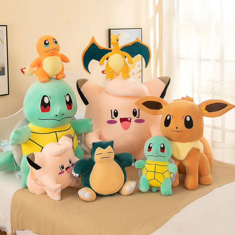 Grandes peluches Pokémon (environ 25 cm ou 40 cm)