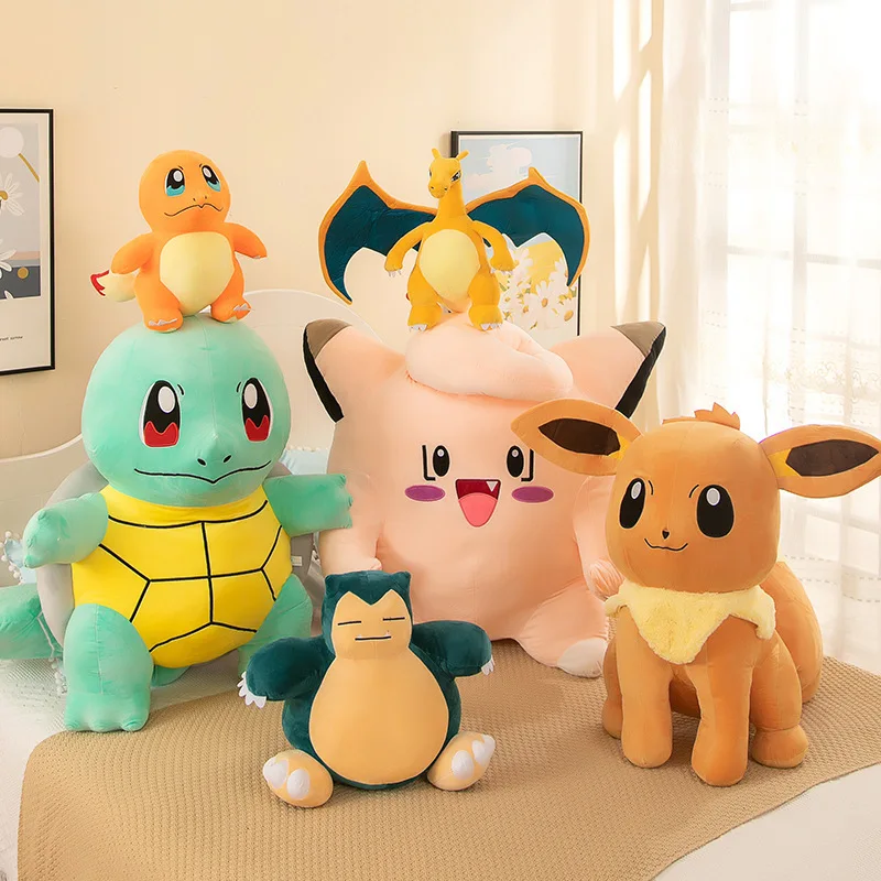 Grandes peluches Pokémon (environ 25 cm ou 40 cm)