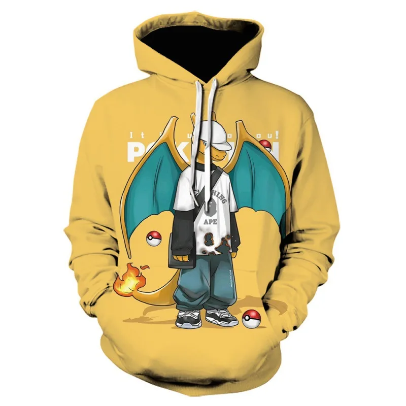 Pull à capuche Pokemon dans différents motifs