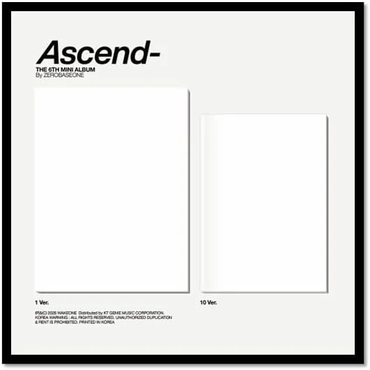 ZEROBASEONE — Ascend, 6e Mini Album (Photobook, 10 Ver.)