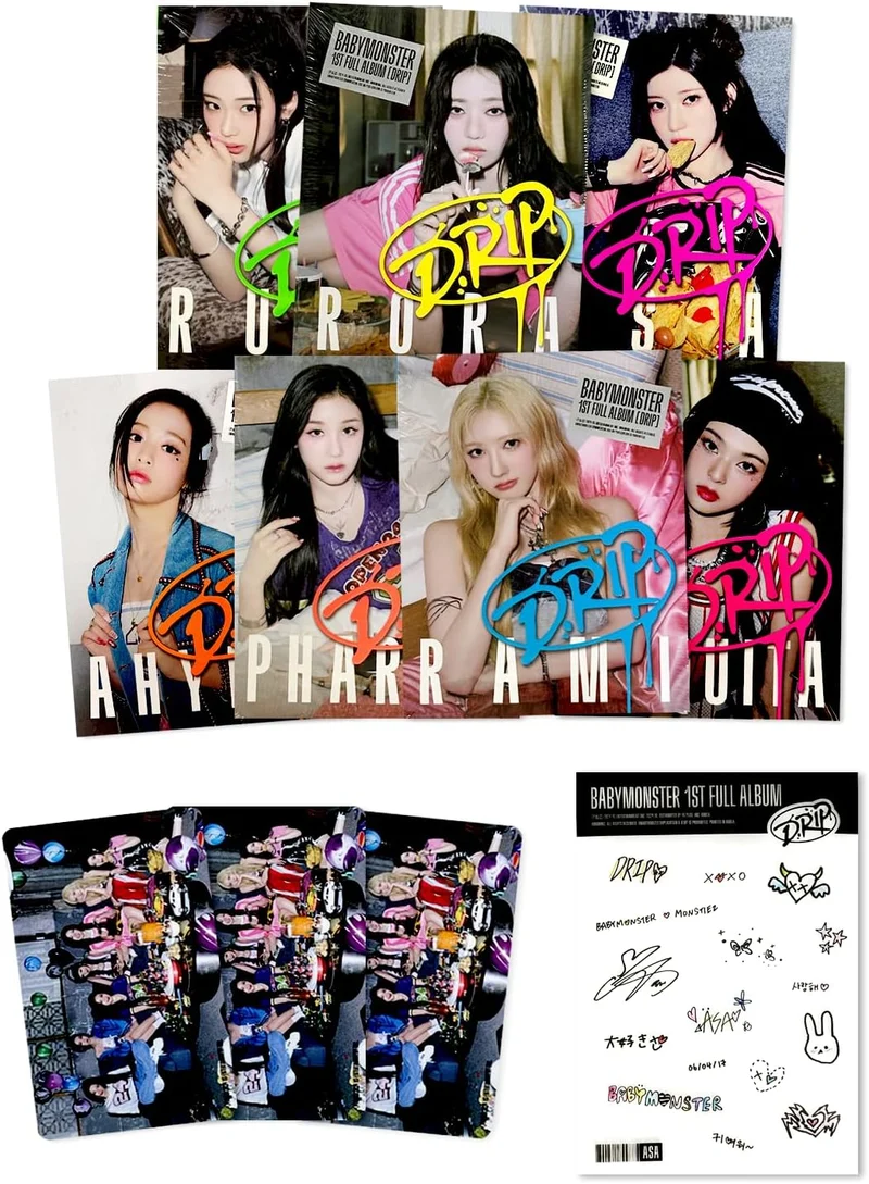 BABYMONSTER — Drip, 1er album complet (YG Tag Ver., Random)