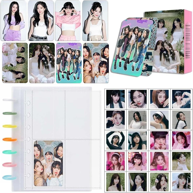 Lot de 60 photocards + stickers LE SSERAFIM (DHJWDUX)
