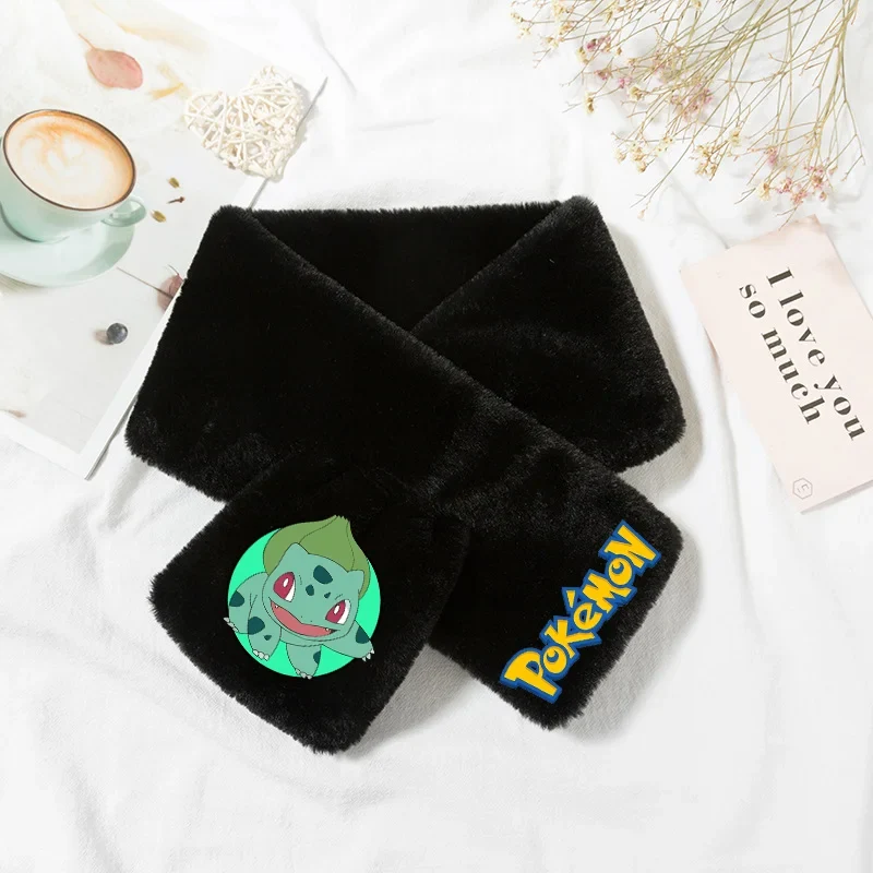 Écharpe polaire Pokémon chaude avec différents motifs pour enfants