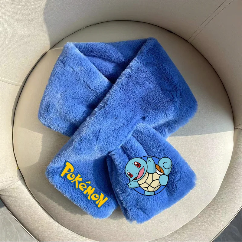 Écharpe polaire Pokémon chaude avec différents motifs pour enfants