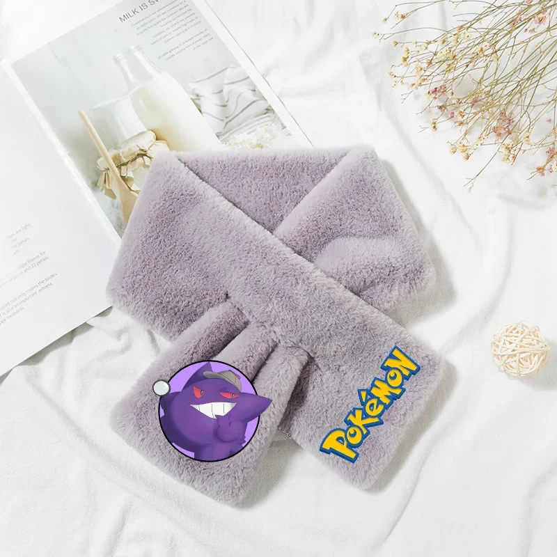 Écharpe polaire Pokémon chaude avec différents motifs pour enfants