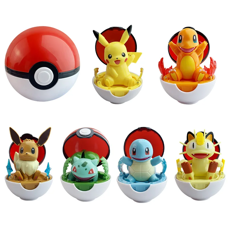 Boules Pokémon avec figurine