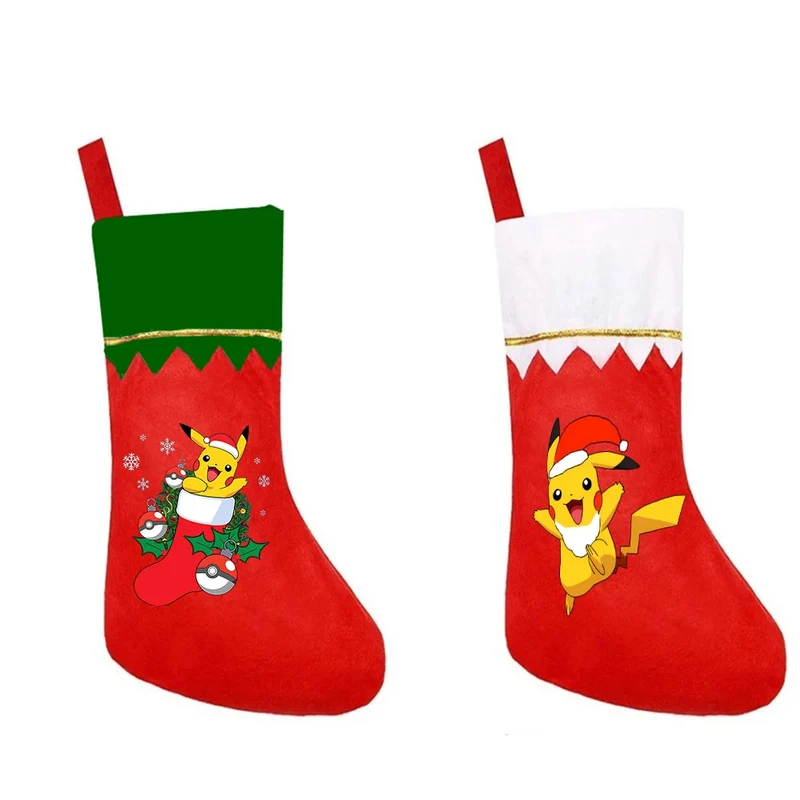Bottes Pokémon Père Noël - Bas de Noël avec motif Pikachu