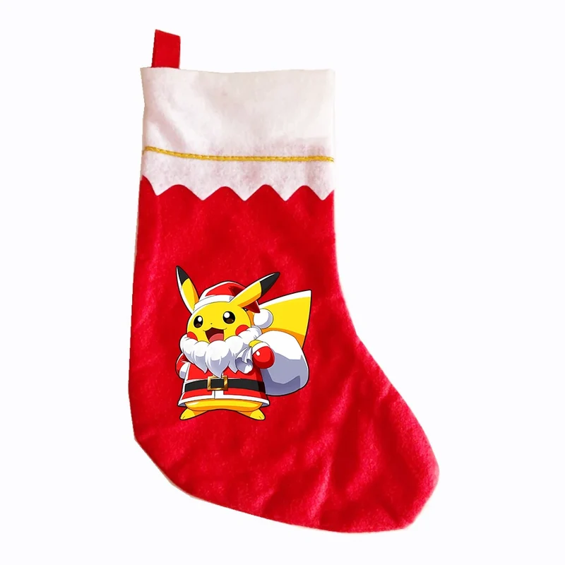 Bottes Pokémon Père Noël - Bas de Noël avec motif Pikachu