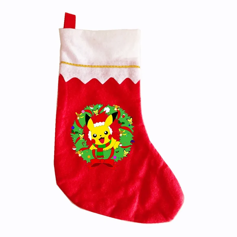 Bottes Pokémon Père Noël - Bas de Noël avec motif Pikachu