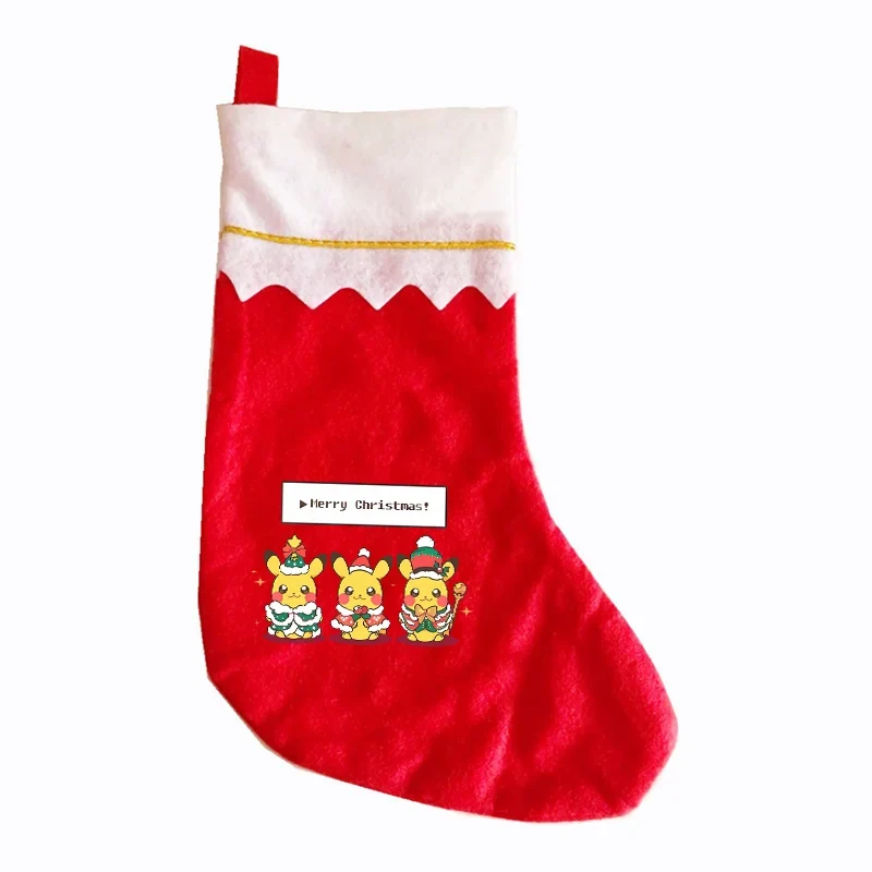 Bottes Pokémon Père Noël - Bas de Noël avec motif Pikachu