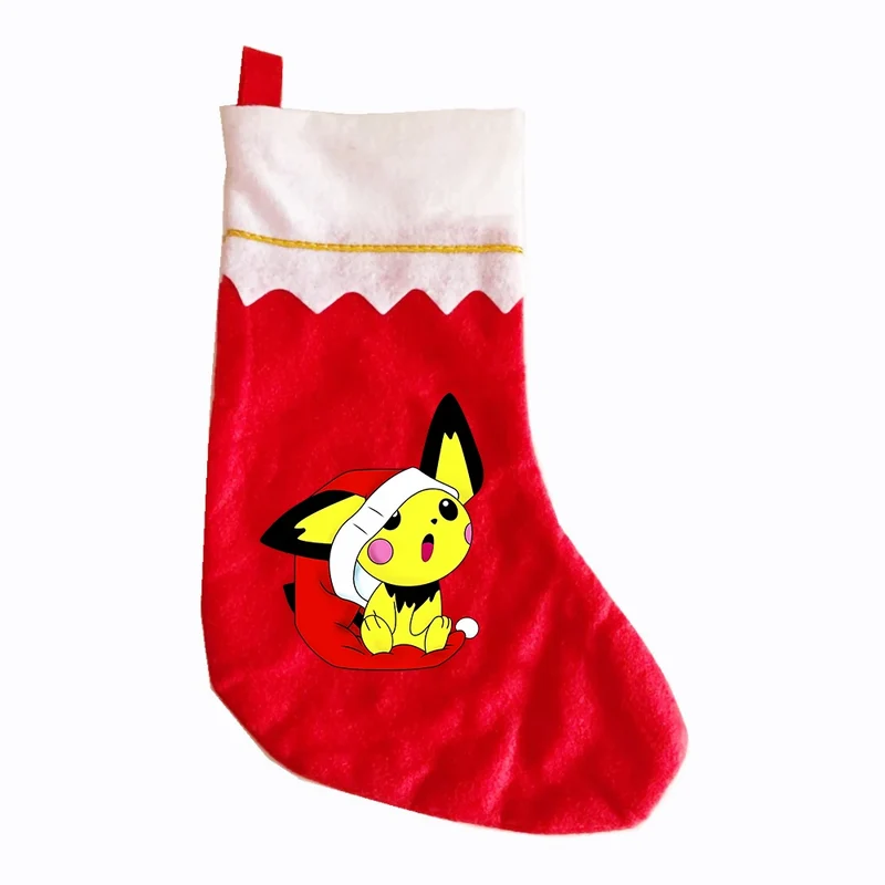 Bottes Pokémon Père Noël - Bas de Noël avec motif Pikachu