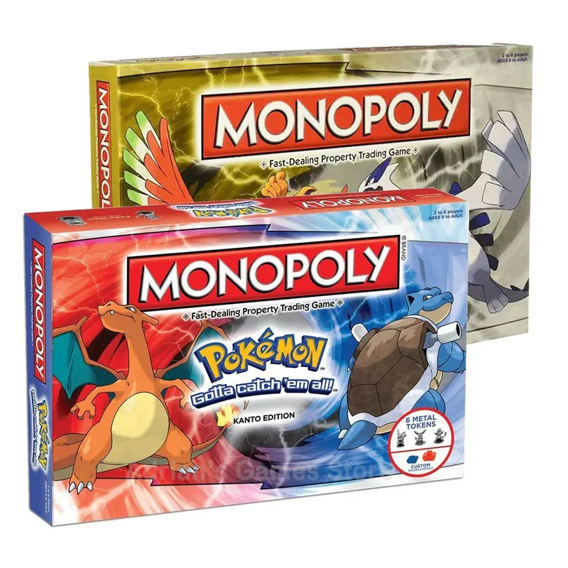 Pokémon Monopoly (anglais) Johto ou Kanto Edition