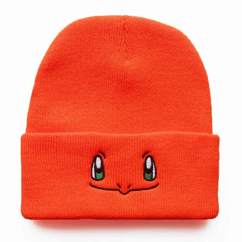 Bonnet d'hiver avec motif Pikachu, Carapuce, Jigglypuff, Psiana, Charmander ou Nebulak