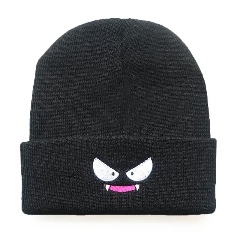 Bonnet d'hiver avec motif Pikachu, Carapuce, Jigglypuff, Psiana, Charmander ou Nebulak