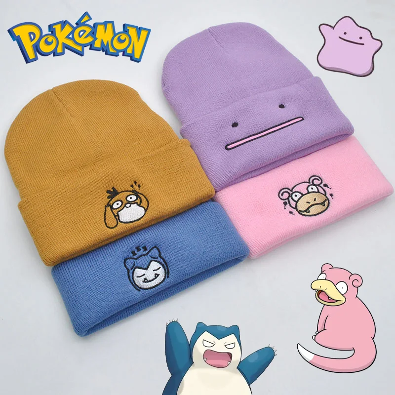 Bonnet d'hiver Pokemon Ronflex Ditto Enton Flegmon pour la saison froide