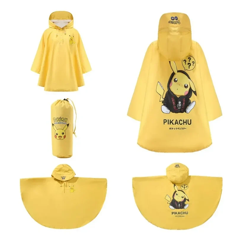 Veste cape de pluie Pikachu Pokemon pour enfant