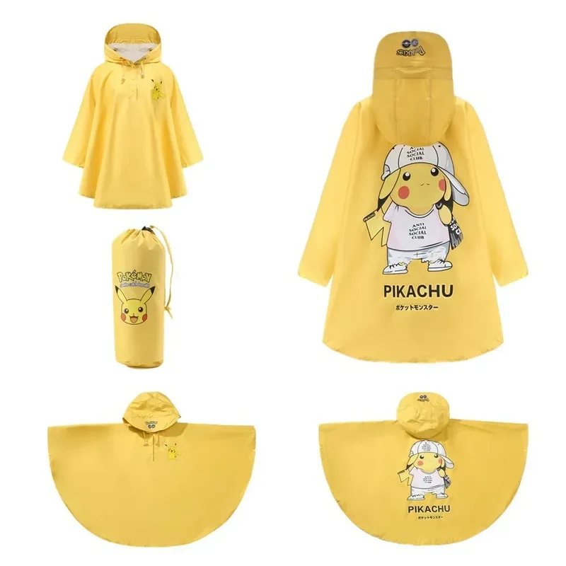 Veste cape de pluie Pikachu Pokemon pour enfant