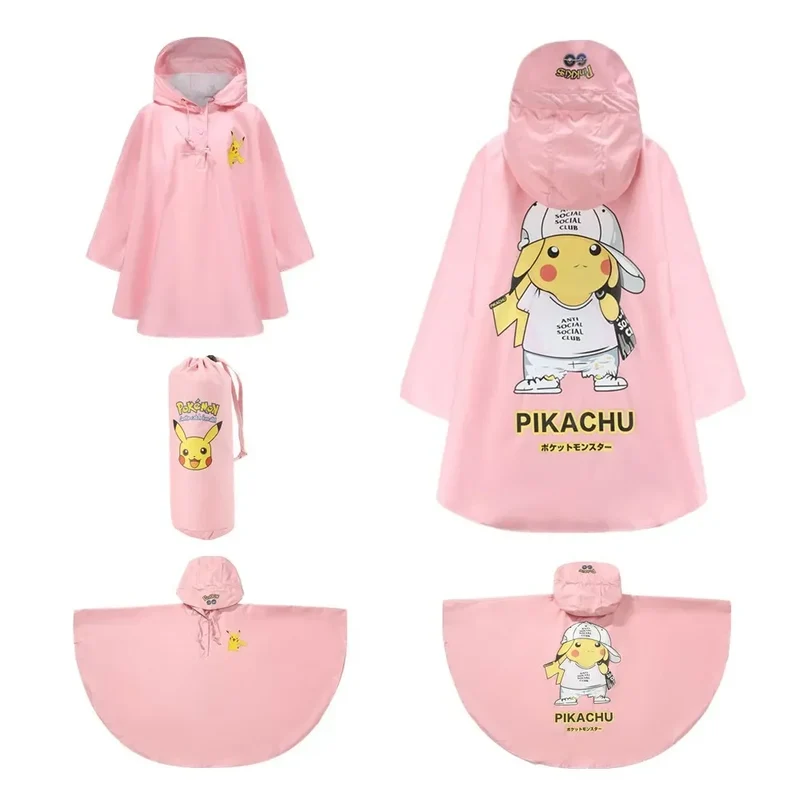 Veste cape de pluie Pikachu Pokemon pour enfant