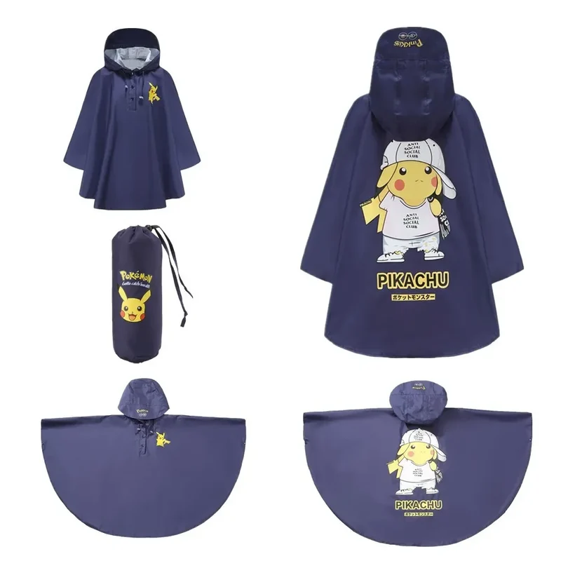 Veste cape de pluie Pikachu Pokemon pour enfant