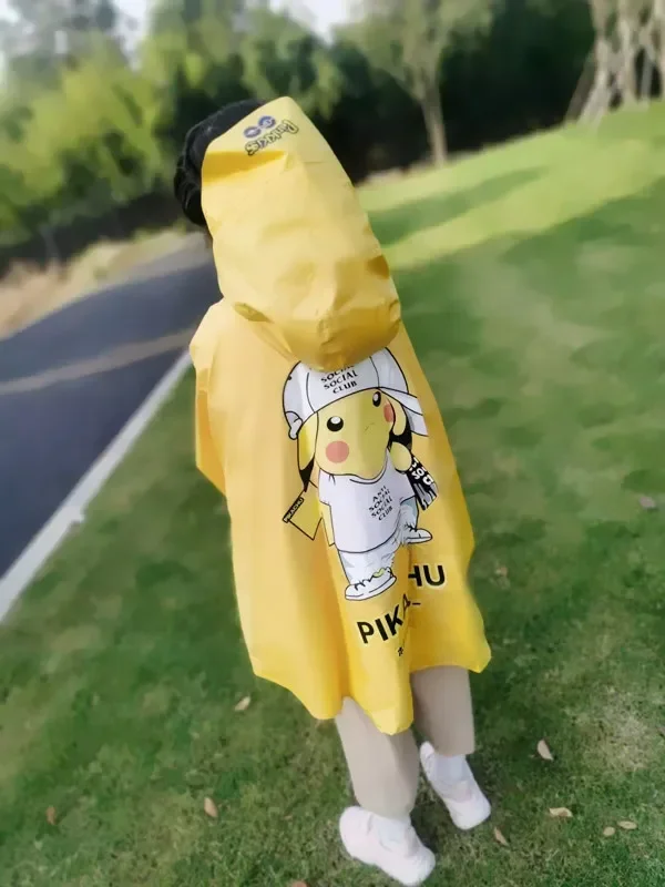 Veste cape de pluie Pikachu Pokemon pour enfant