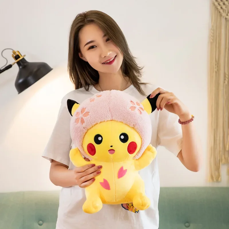 Peluche XXL Pikachu Sakura (30cm ou 40cm)