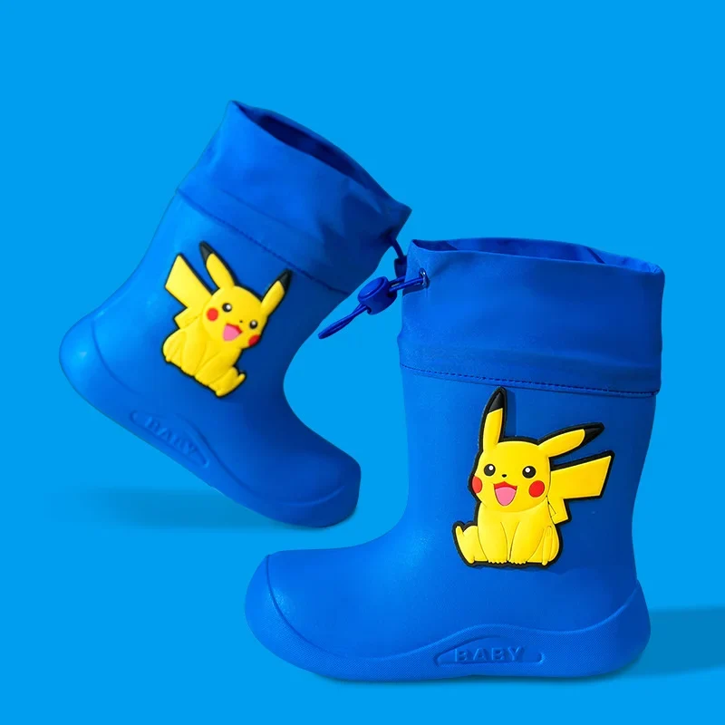 Bottes en caoutchouc pour enfants avec motifs Pokémon Pikachu