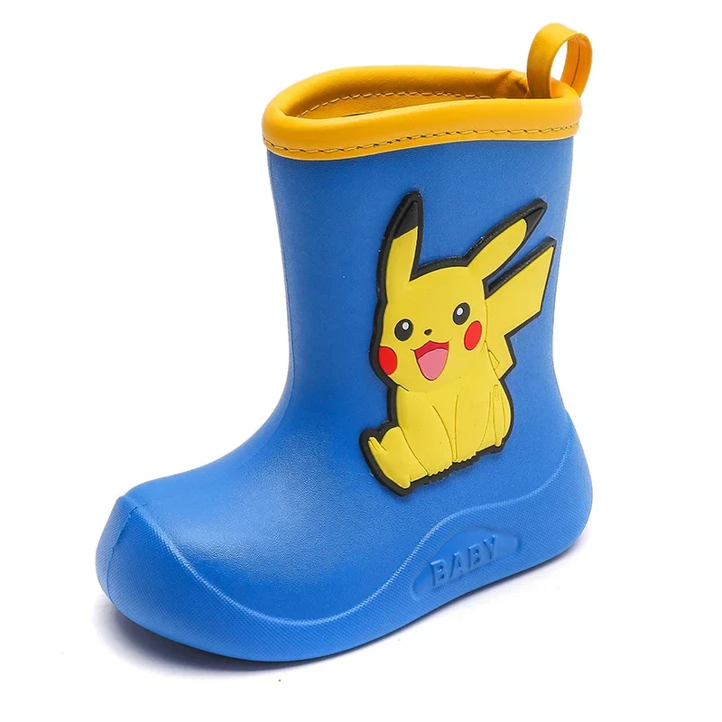 Bottes en caoutchouc pour enfants avec motifs Pokémon Pikachu