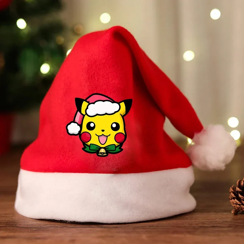 Bonnet de Noel avec motif Pikachu ou Pokémon