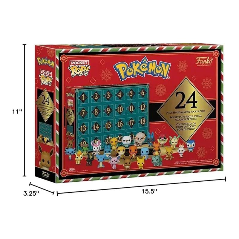 Calendrier de l'Avent Pokemon Funko avec motif Évoli