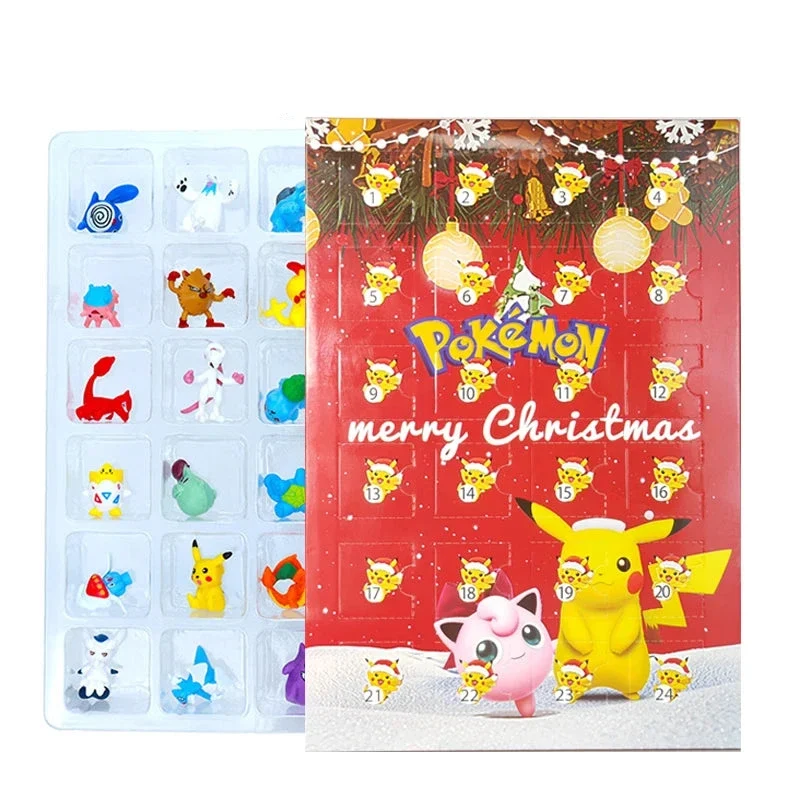 Calendrier de l'Avent avec motif Pokémon Pikachu
