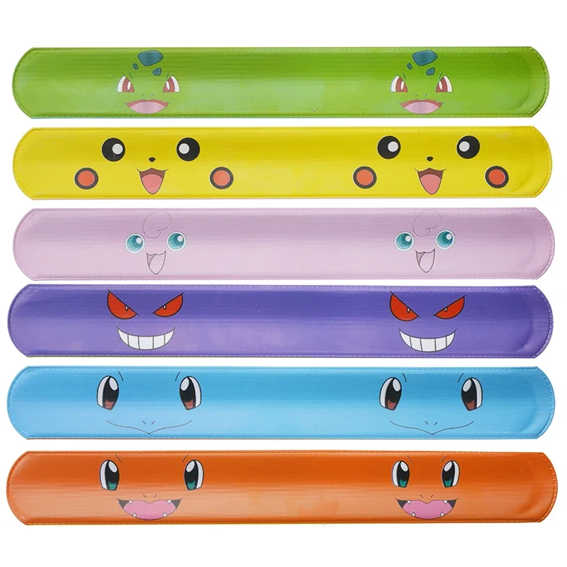 Bracelet Pokémon 6 pièces pour enfants, fête, anniversaire, etc.