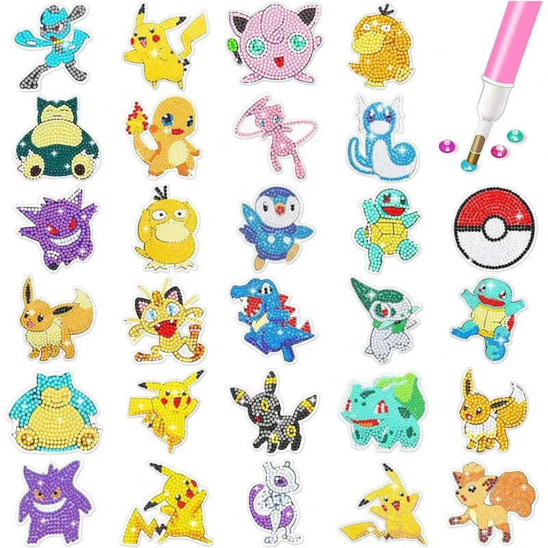 Autocollants DIY Diamant Pokémon