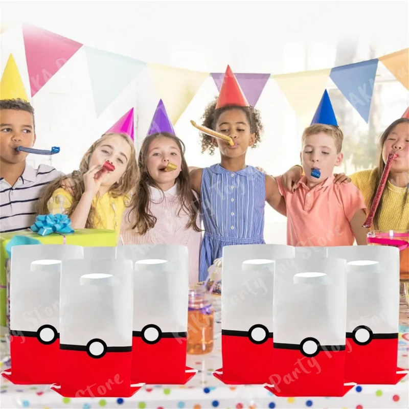 Sac cadeau Pokeball pour anniversaire et fête
