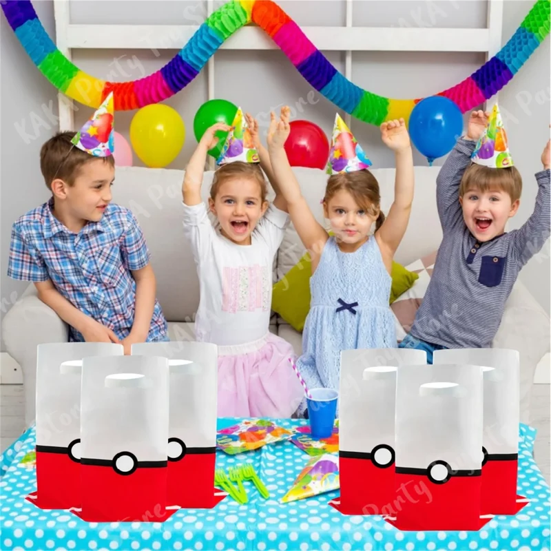 Sac cadeau Pokeball pour anniversaire et fête