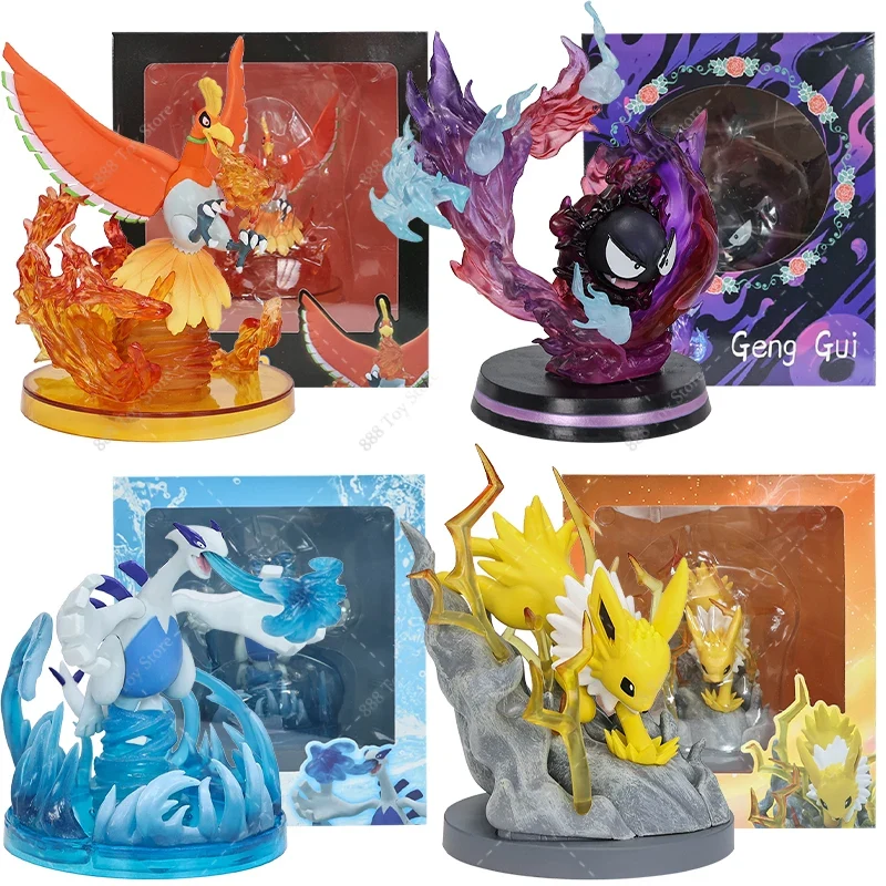 Ho-Oh Lugia Blitza Nebulak Gengar et autres figurines Pokémon