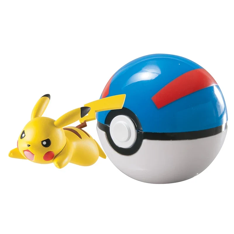 Pokémon Pikachu eF-eM Noibat Dedenne avec Pokeball