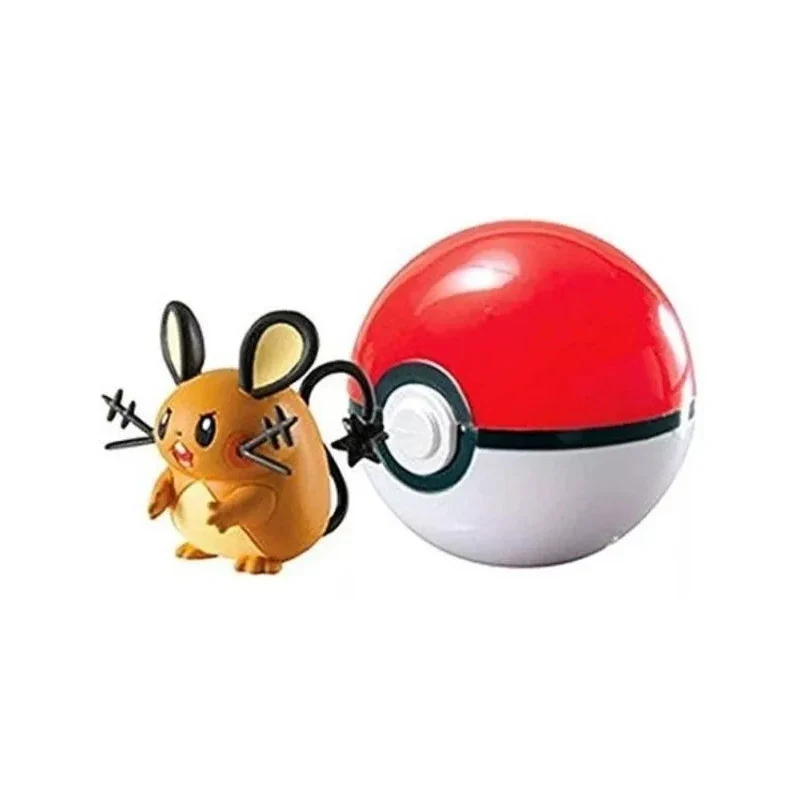 Pokémon Pikachu eF-eM Noibat Dedenne avec Pokeball