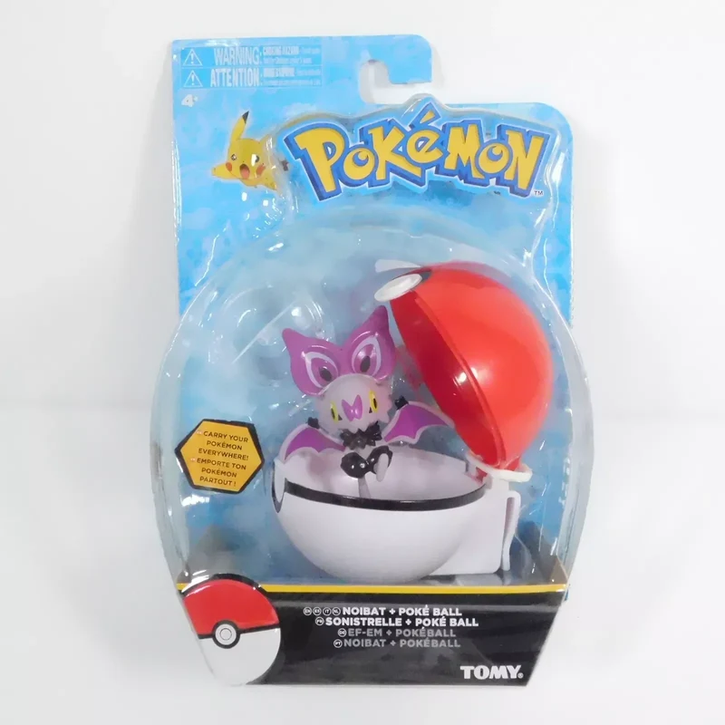 Pokémon Pikachu eF-eM Noibat Dedenne avec Pokeball