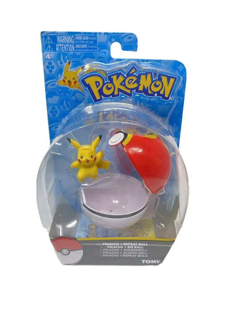 Pokémon Pikachu eF-eM Noibat Dedenne avec Pokeball