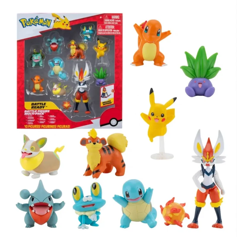 Pokémon Ultimate Battle Figures, jouet avec 11 figurines