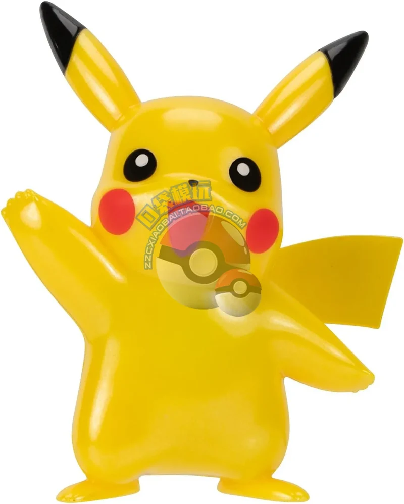 Figurines de démarrage Pokémon avec Pikachu, Salamèche, Carapuce et Bulbasaur