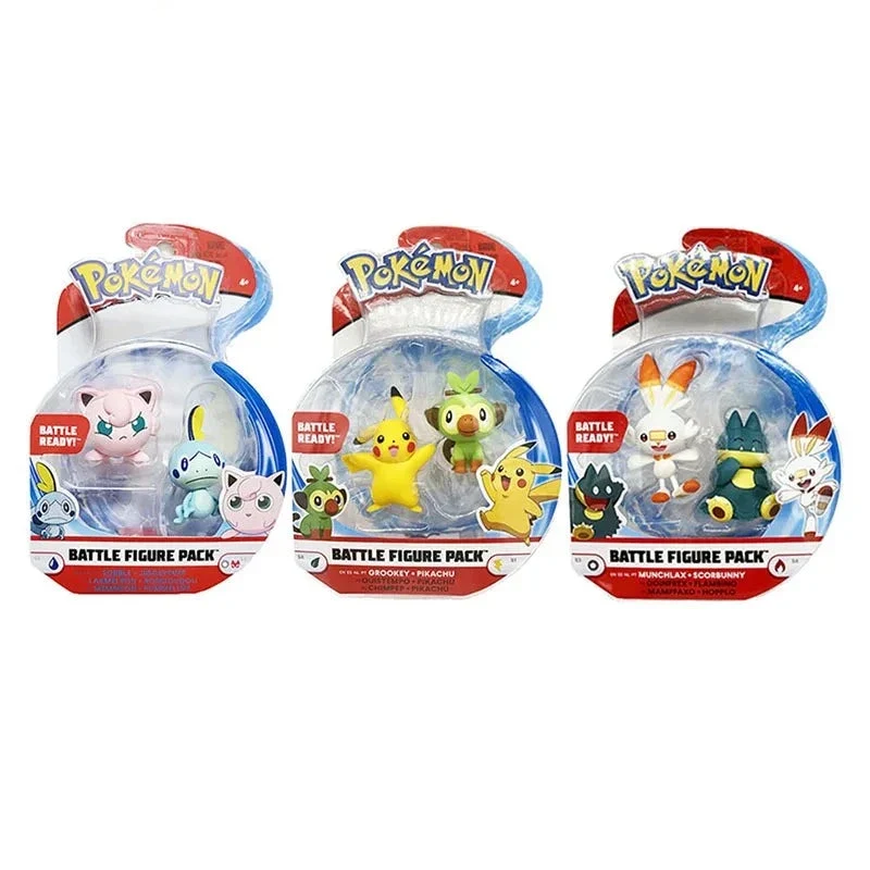 Figurines Pokemon Battle - de nombreux motifs