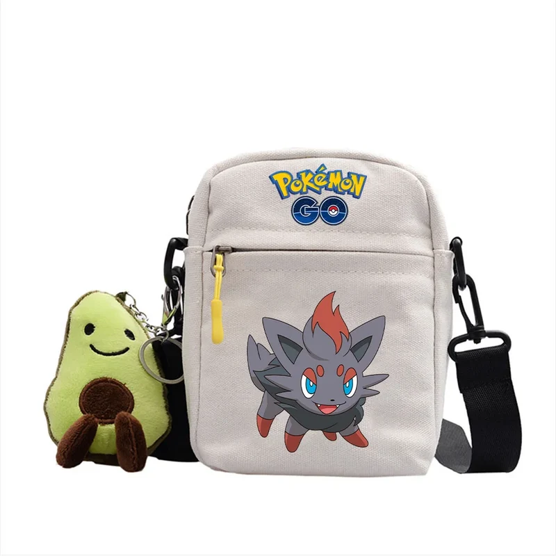 Sac besace motifs Pokémon et pendentif peluche avocat